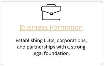 Business Formation Graphic Establishing LLCs, corporations, and partnerships with a strong legal foundation at Beyond Business Contracts